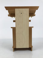 Japanese Wooden Kamidana Shinto Home Shrine Vtg God Prayer Shelf Brown BA883