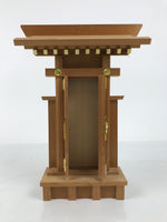 Japanese Wooden Kamidana Shinto Home Shrine Vtg God Prayer Shelf Brown BA883