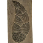 Japanese Wooden Kashigata Cake Mold Sweet Wagashi Takenoko Bamboo Shoot Kg634