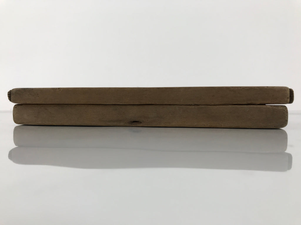 Japanese Wooden Kashigata Cake Mold Vtg Sweet Wagashi Balloon Flower Kikyo Kg764