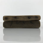 Japanese Wooden Kashigata Cake Mold Vtg Sweet Wagashi Balloon Flower Kikyo Kg764
