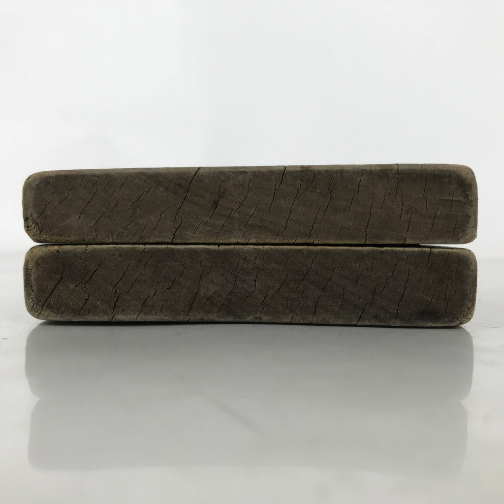 Japanese Wooden Kashigata Cake Mold Vtg Sweet Wagashi Buddhist Mon Crest Kg669