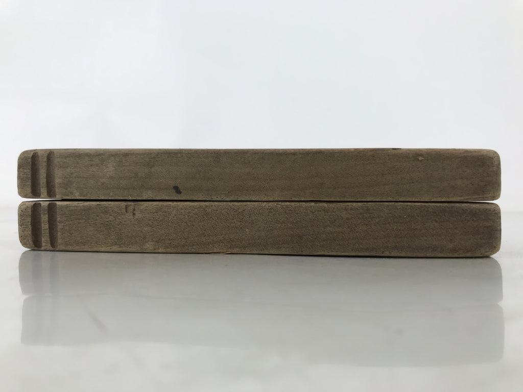 Japanese Wooden Kashigata Cake Mold Vtg Sweet Wagashi Buddhist Mon Crest Kg669