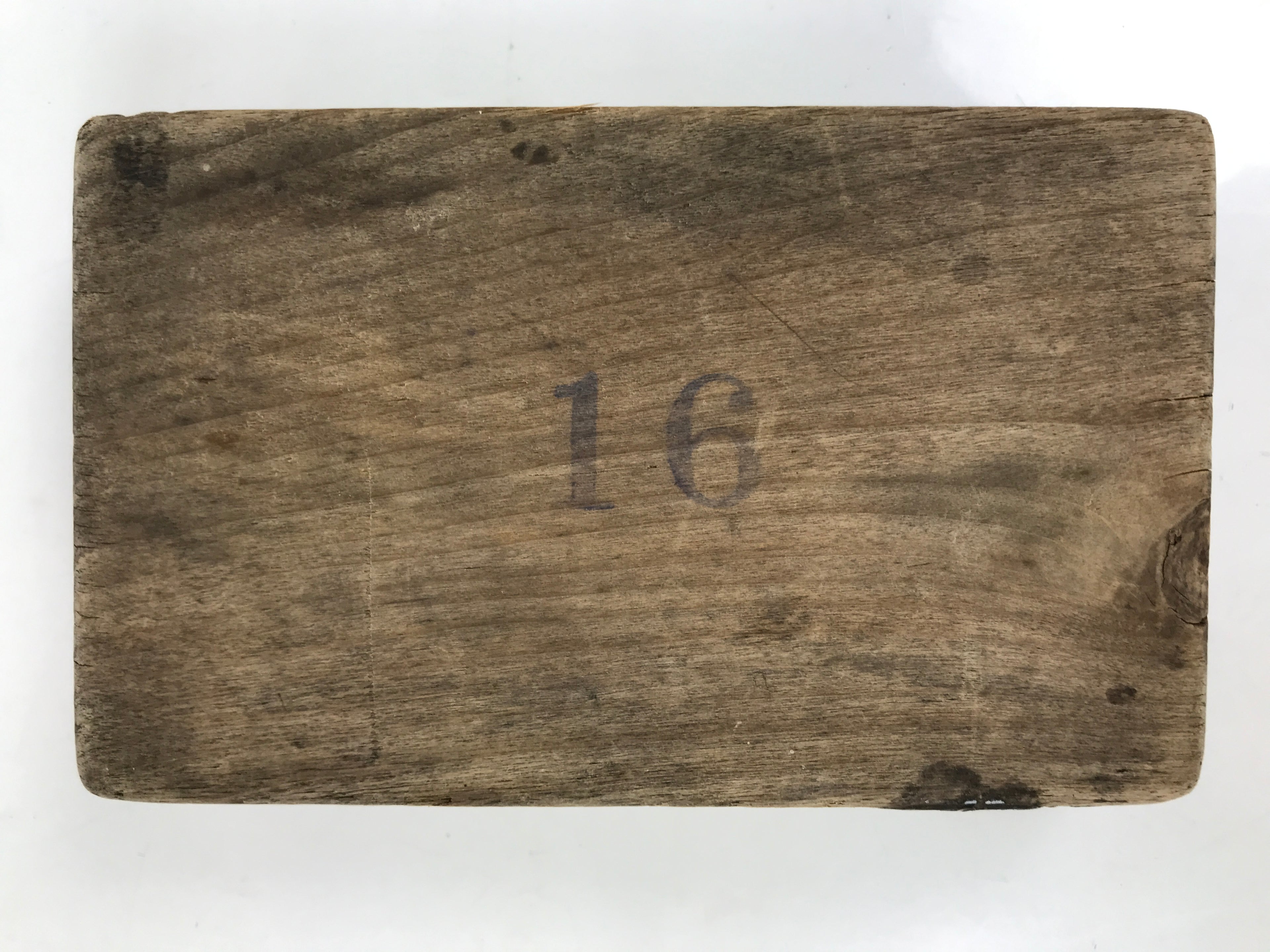 Japanese Wooden Kashigata Cake Mold Vtg Sweet Wagashi Buddhist Mon Crest Kg669