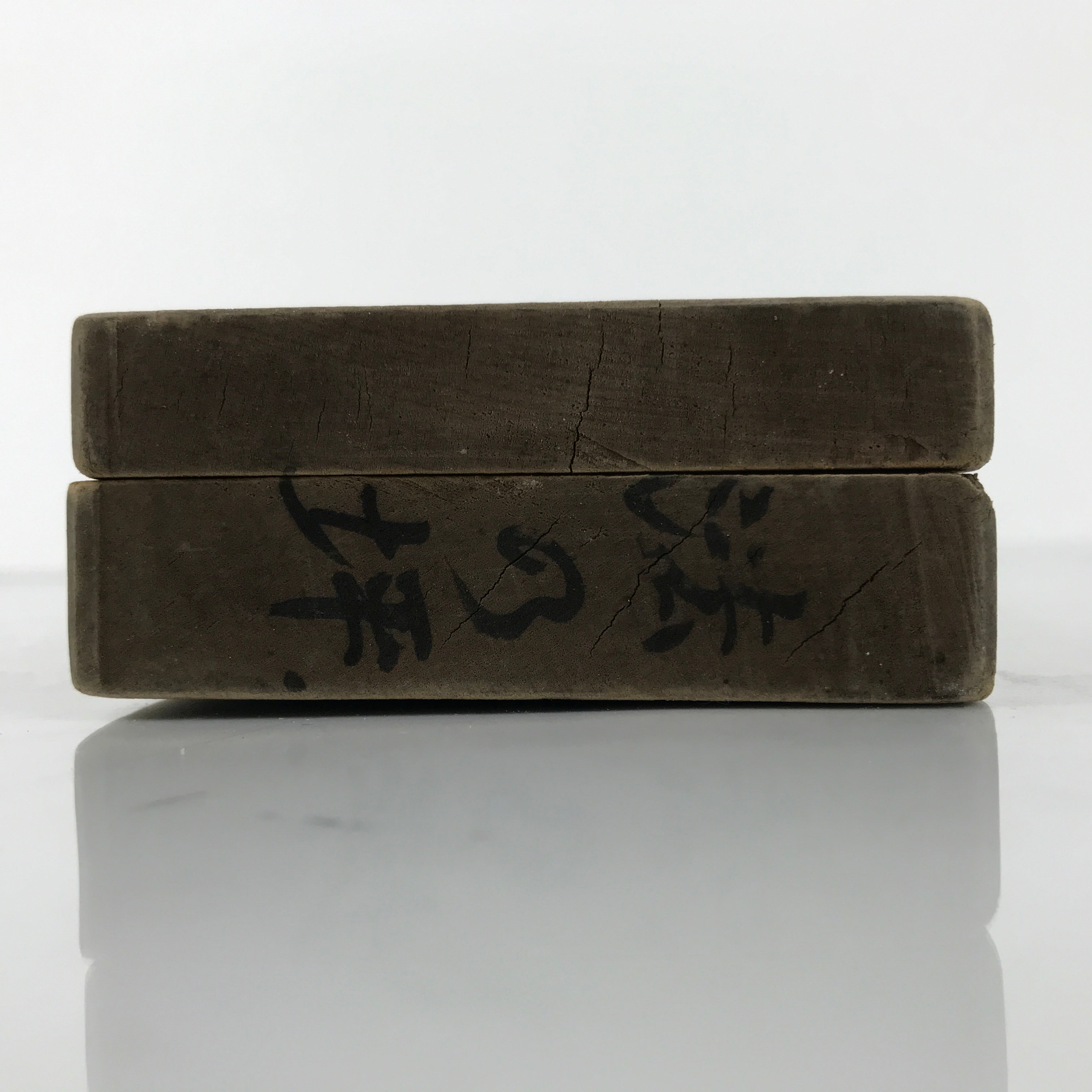 Japanese Wooden Kashigata Cake Mold Vtg Sweet Wagashi Buddhist Mon Crest Kg745