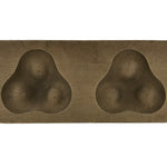 Japanese Wooden Kashigata Cake Mold Vtg Sweet Wagashi Buddhist Mon Crest Kg745