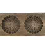 Japanese Wooden Kashigata Cake Mold Vtg Sweet Wagashi Chrysanthemum Kiku Kg635