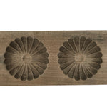 Japanese Wooden Kashigata Cake Mold Vtg Sweet Wagashi Chrysanthemum Kiku Kg635