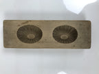 Japanese Wooden Kashigata Cake Mold Vtg Sweet Wagashi Chrysanthemum Kiku Kg762