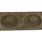 Japanese Wooden Kashigata Cake Mold Vtg Sweet Wagashi Chrysanthemum Kiku Kg762