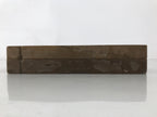 Japanese Wooden Kashigata Cake Mold Vtg Sweet Wagashi Chrysanthemum Leaf Kg656