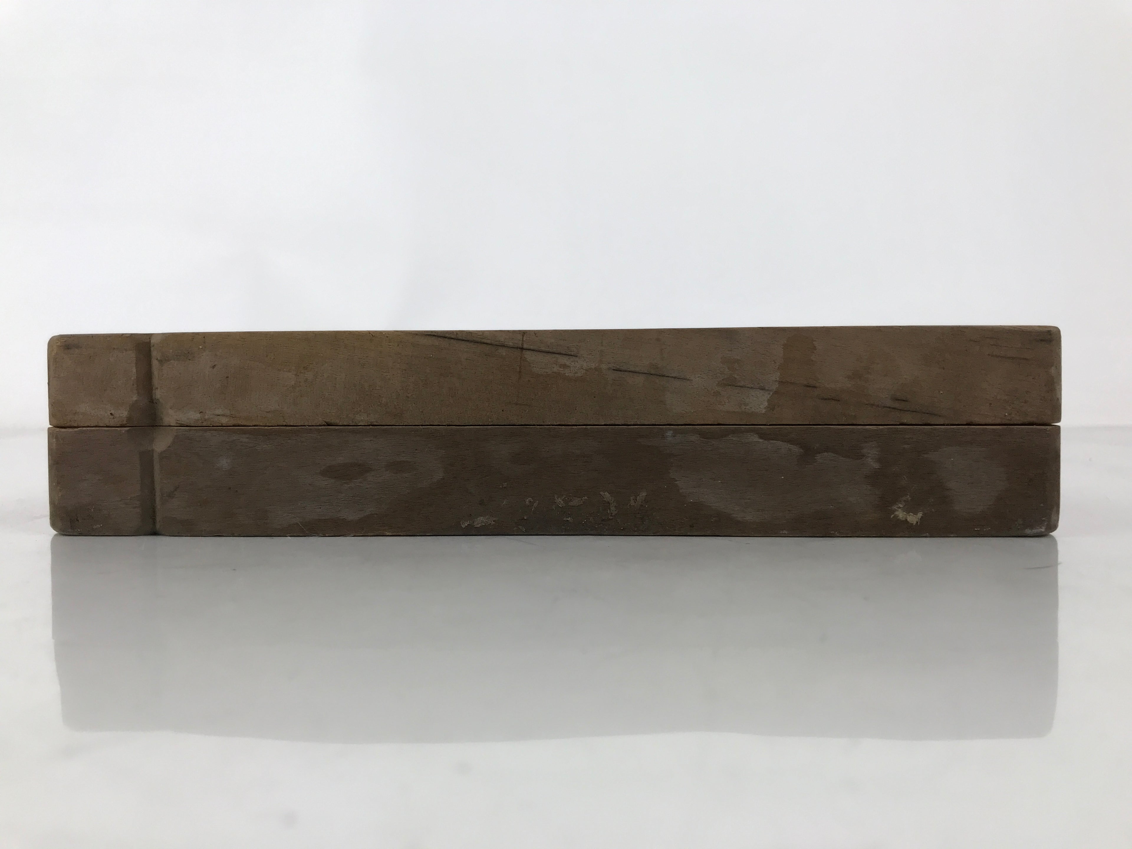 Japanese Wooden Kashigata Cake Mold Vtg Sweet Wagashi Chrysanthemum Leaf Kg656