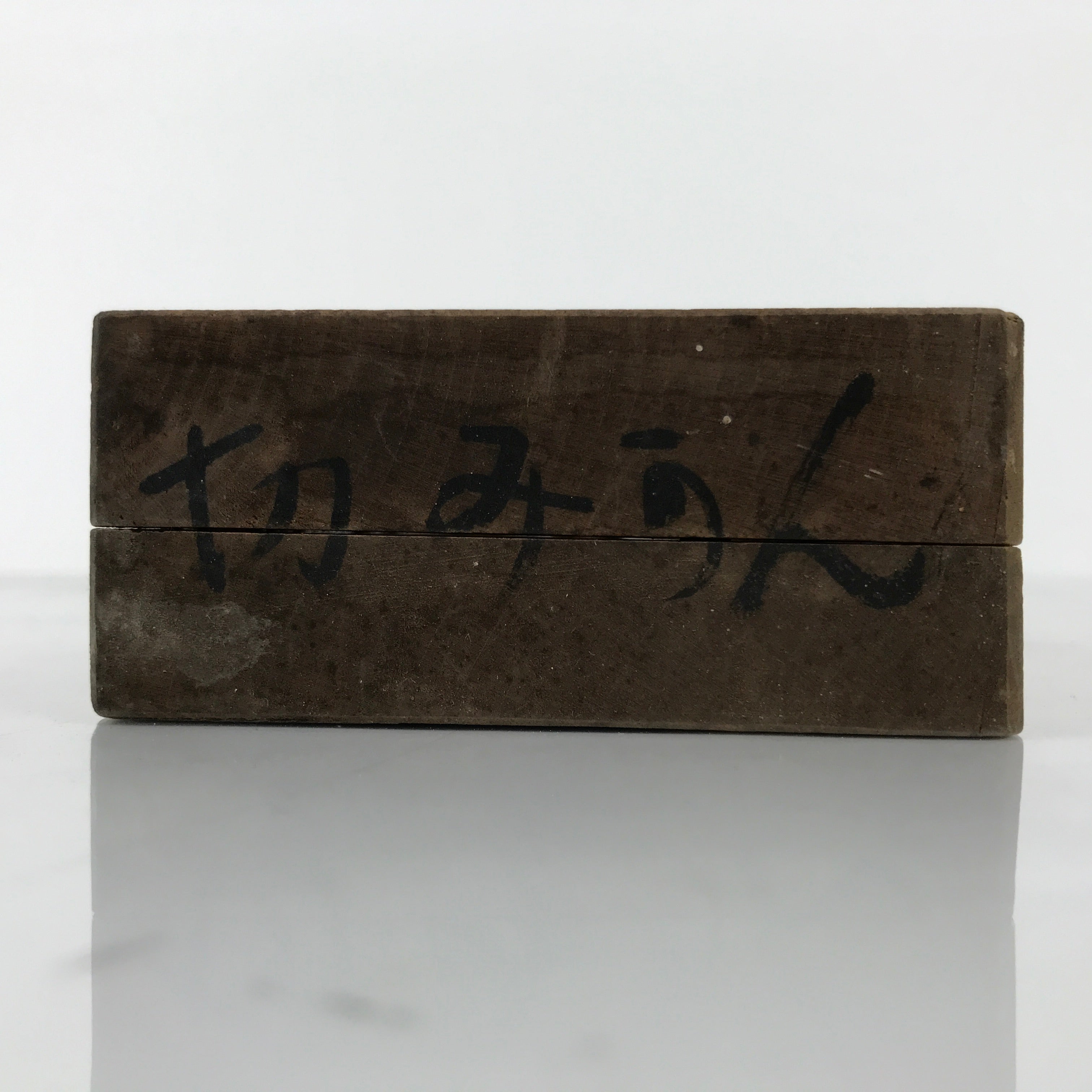 Japanese Wooden Kashigata Cake Mold Vtg Sweet Wagashi Cut Mikan Orange Kg747