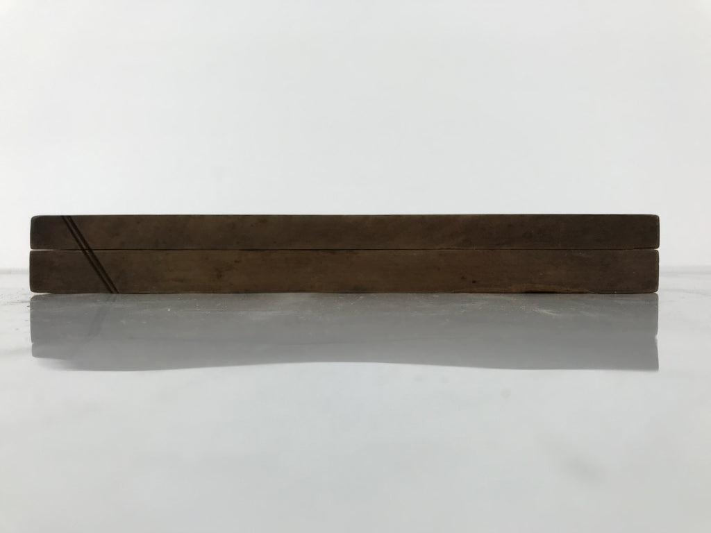 Japanese Wooden Kashigata Cake Mold Vtg Sweet Wagashi Endou Mame Peas Kg741