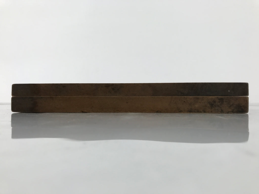Japanese Wooden Kashigata Cake Mold Vtg Sweet Wagashi Endou Mame Peas Kg741