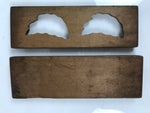Japanese Wooden Kashigata Cake Mold Vtg Sweet Wagashi Endou Mame Peas Kg741