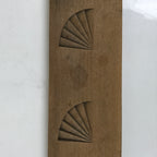 Japanese Wooden Kashigata Cake Mold Vtg Sweet Wagashi Fish Cake Kamaboko Kg664