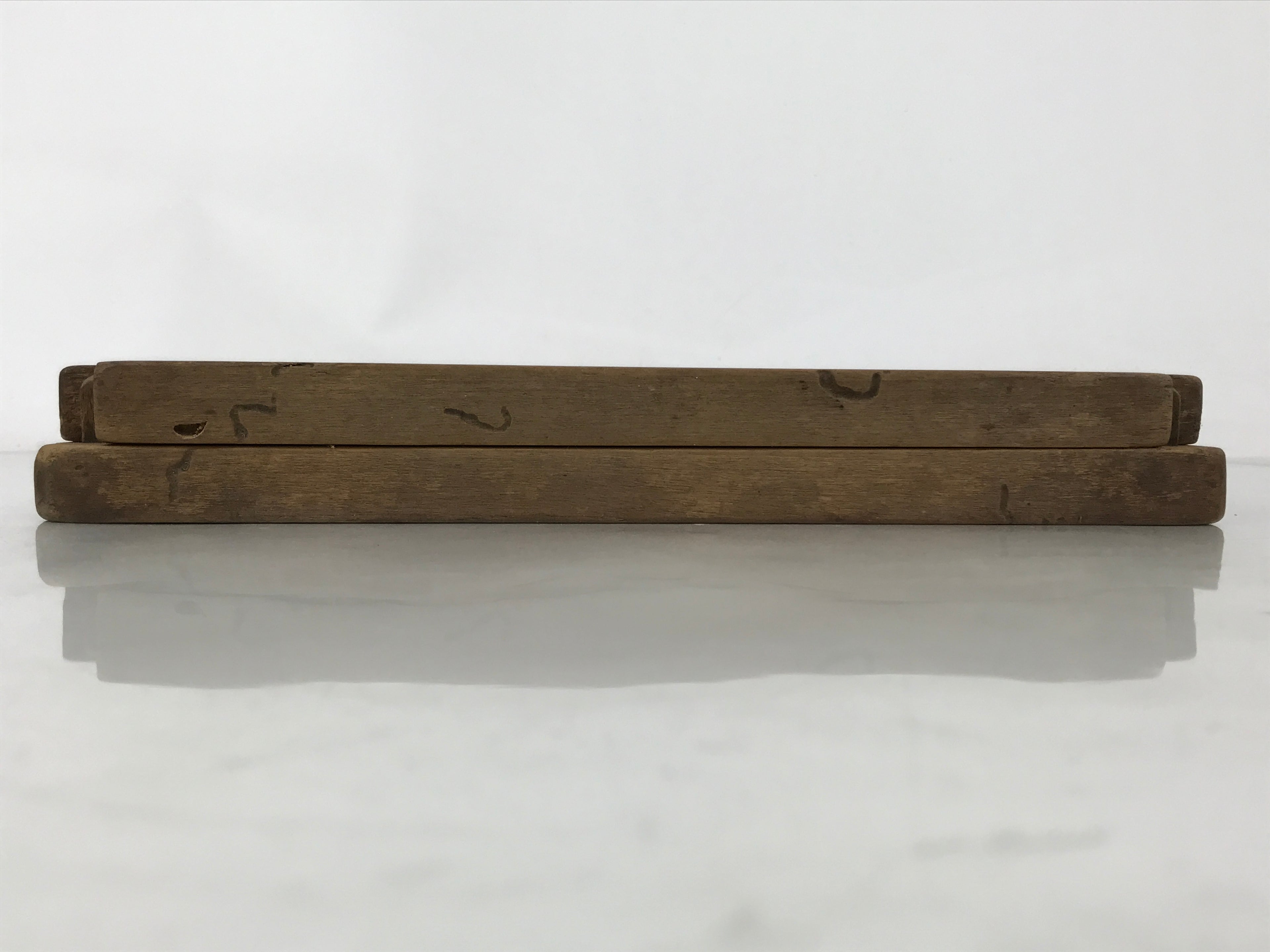 Japanese Wooden Kashigata Cake Mold Vtg Sweet Wagashi Fish Cake Kamaboko Kg664