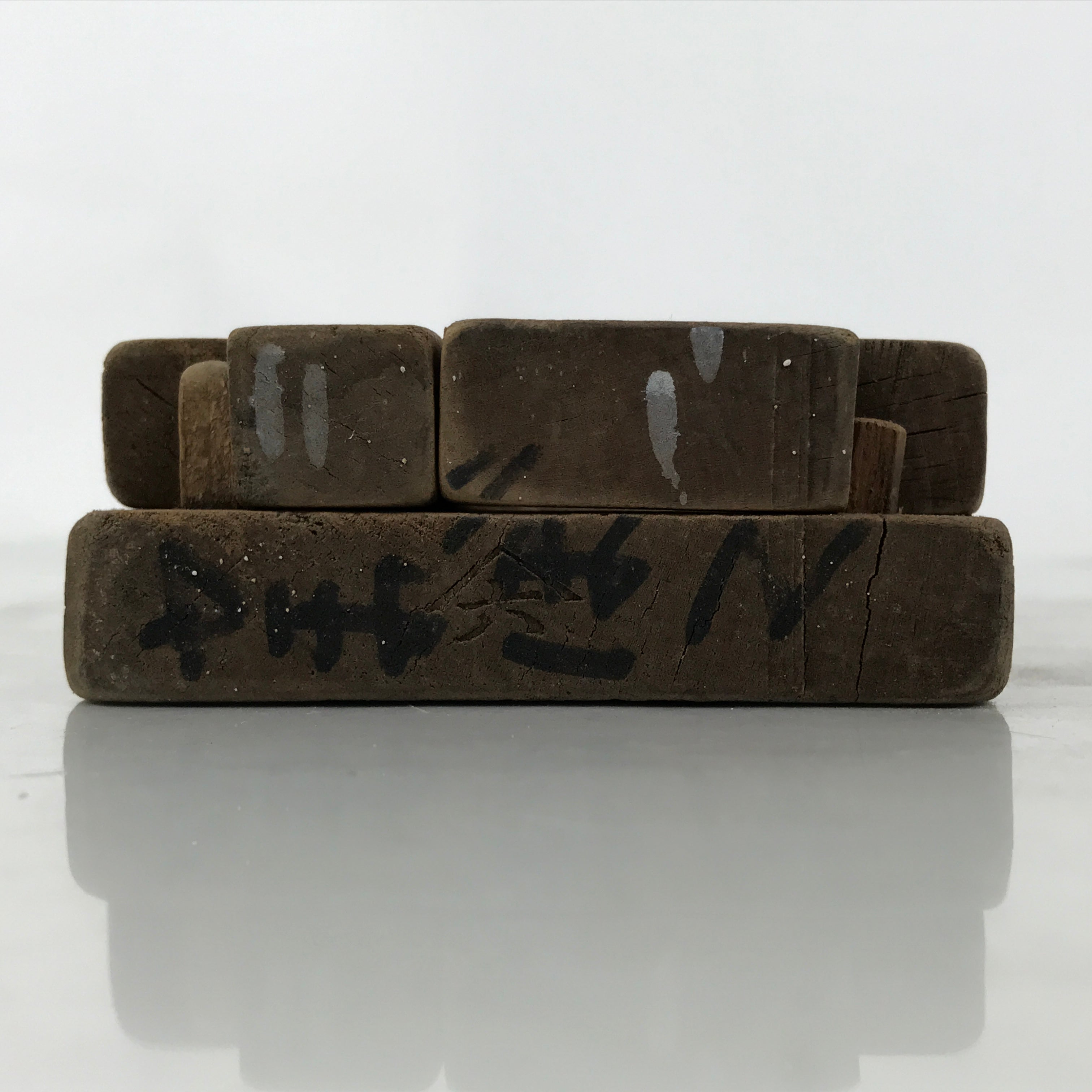 Japanese Wooden Kashigata Cake Mold Vtg Sweet Wagashi Fish Cake Kamaboko Kg664