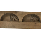 Japanese Wooden Kashigata Cake Mold Vtg Sweet Wagashi Fish Cake Kamaboko Kg664