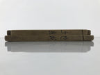 Japanese Wooden Kashigata Cake Mold Vtg Sweet Wagashi Folding Fan Sensu Kg735