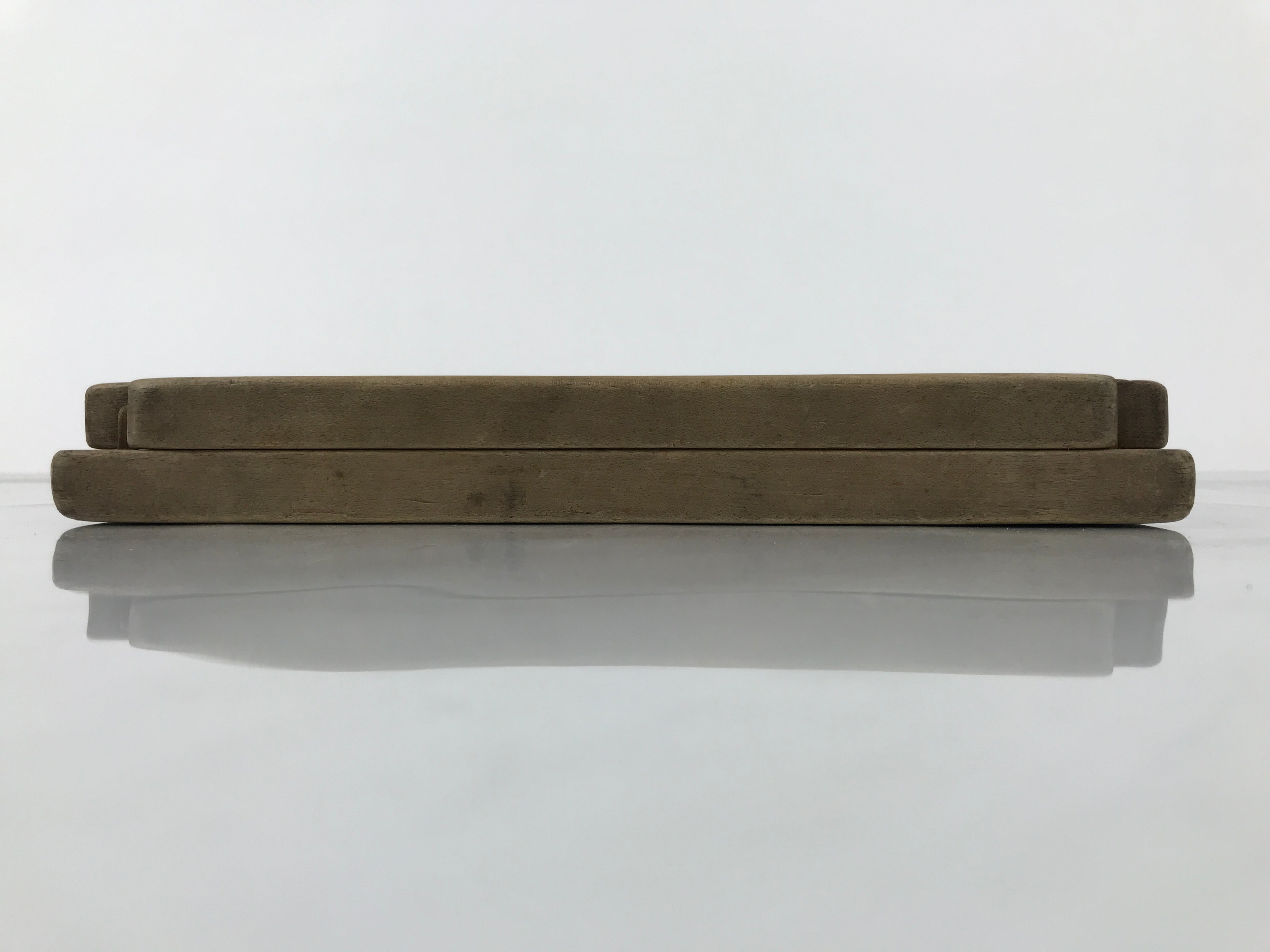 Japanese Wooden Kashigata Cake Mold Vtg Sweet Wagashi Folding Fan Sensu Kg735