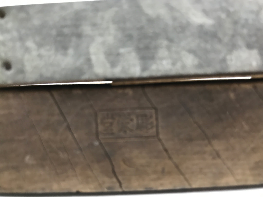 Japanese Wooden Kashigata Cake Mold Vtg Sweet Wagashi Lotus Flower Hasu Kg691
