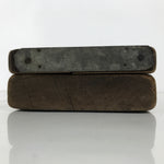 Japanese Wooden Kashigata Cake Mold Vtg Sweet Wagashi Lotus Flower Hasu Kg691