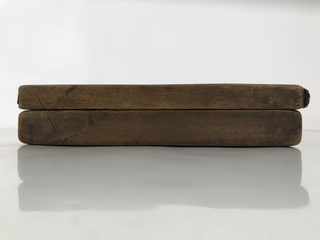 Japanese Wooden Kashigata Cake Mold Vtg Sweet Wagashi Lotus Flower Hasu Kg691