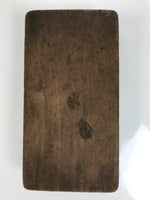 Japanese Wooden Kashigata Cake Mold Vtg Sweet Wagashi Lotus Flower Hasu Kg691