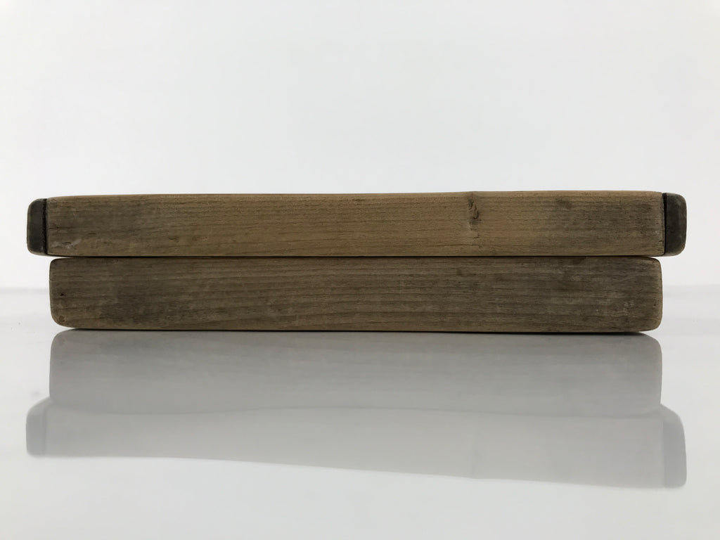 Japanese Wooden Kashigata Cake Mold Vtg Sweet Wagashi Lotus Flower Hasu Kg759