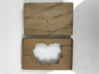 Japanese Wooden Kashigata Cake Mold Vtg Sweet Wagashi Lotus Flower Hasu Kg759