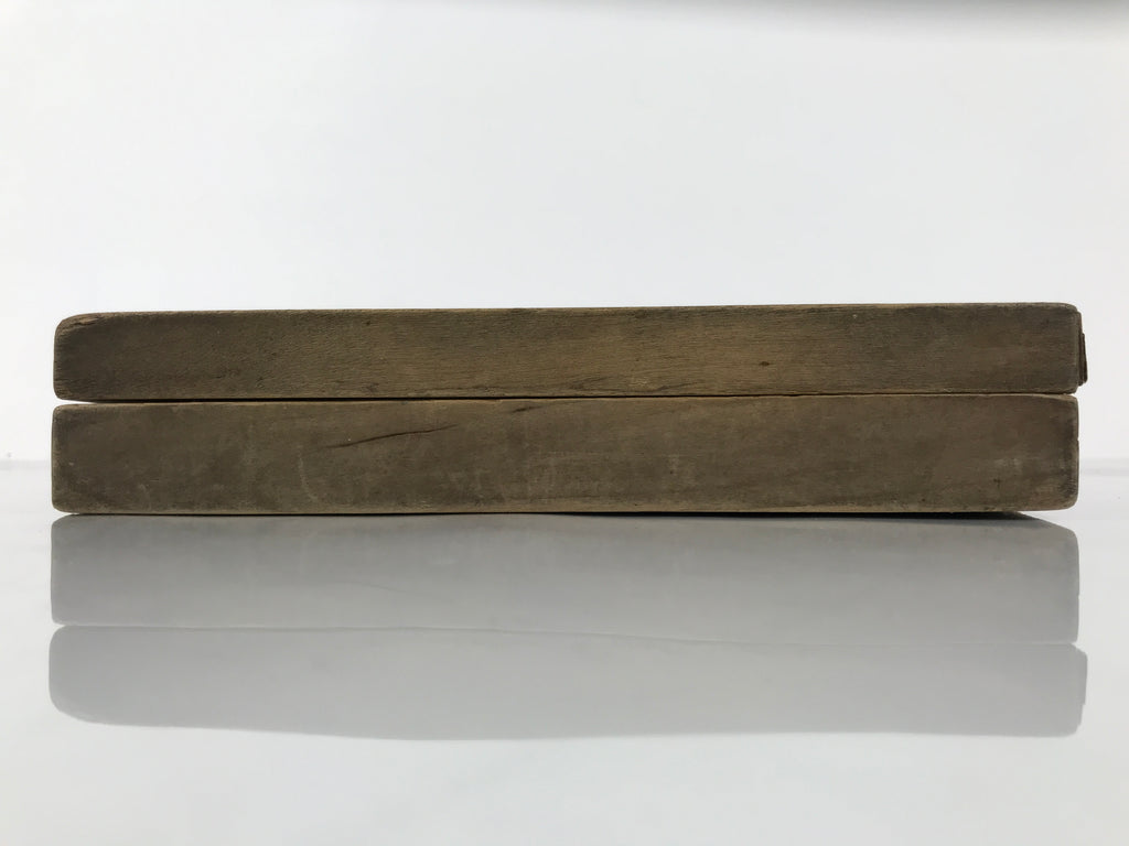 Japanese Wooden Kashigata Cake Mold Vtg Sweet Wagashi Lotus Flower Hasu Kg760