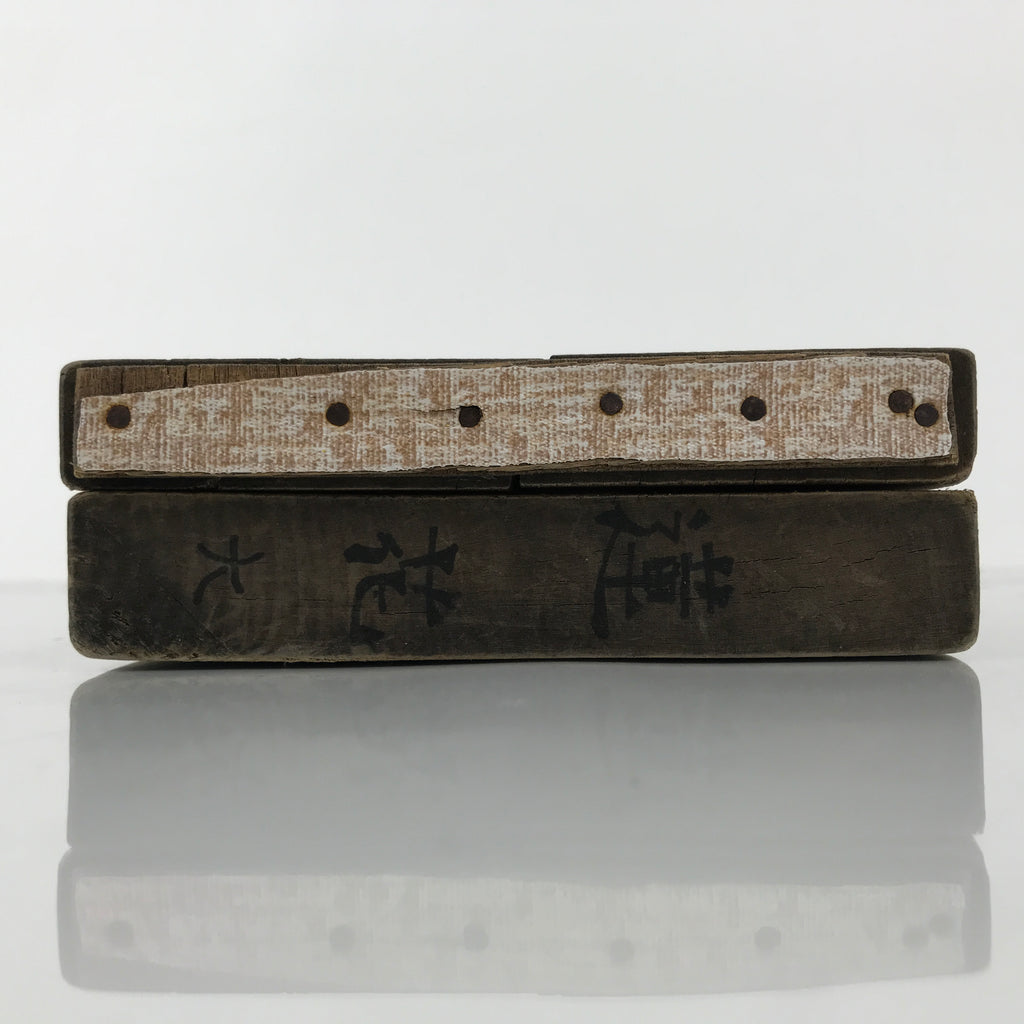 Japanese Wooden Kashigata Cake Mold Vtg Sweet Wagashi Lotus Flower Hasu Kg760