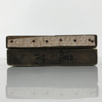 Japanese Wooden Kashigata Cake Mold Vtg Sweet Wagashi Lotus Flower Hasu Kg760