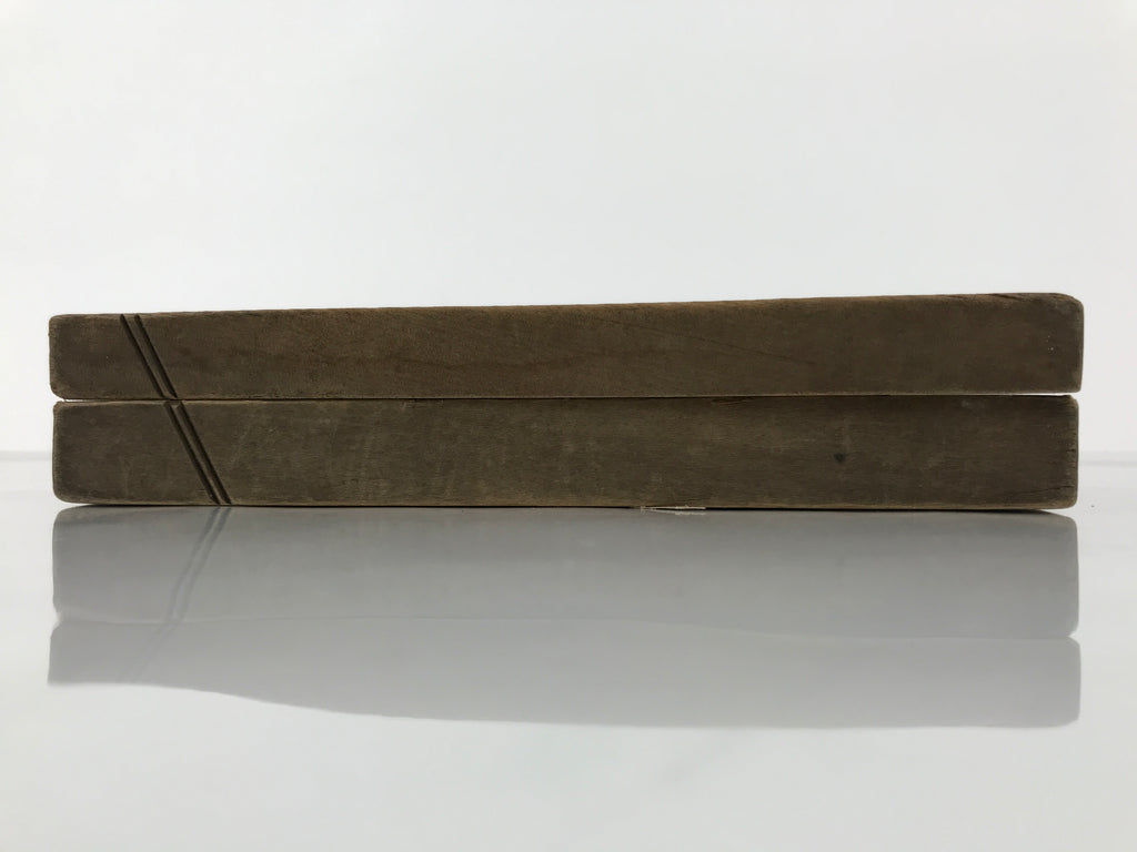 Japanese Wooden Kashigata Cake Mold Vtg Sweet Wagashi Lotus Flower Hasu Kg760