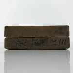 Japanese Wooden Kashigata Cake Mold Vtg Sweet Wagashi Lotus Flower Hasu Kg777