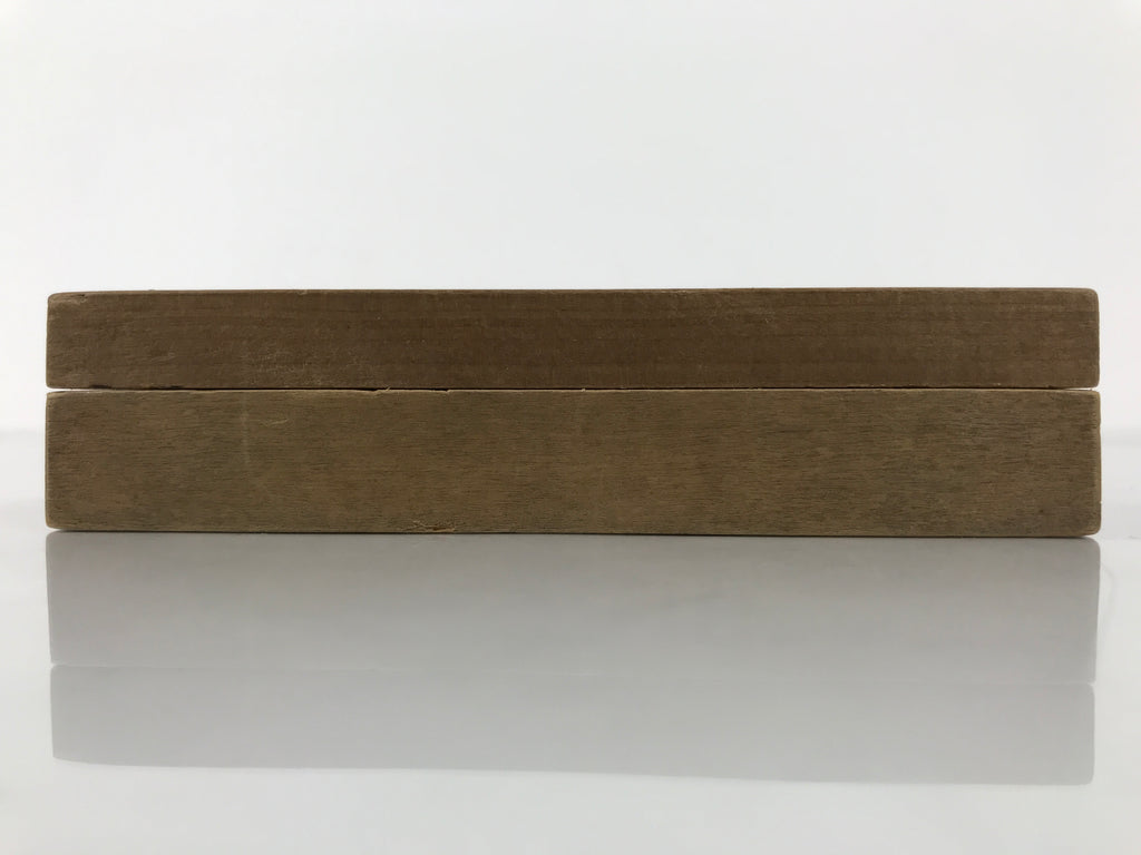 Japanese Wooden Kashigata Cake Mold Vtg Sweet Wagashi Lotus Flower Hasu Kg789