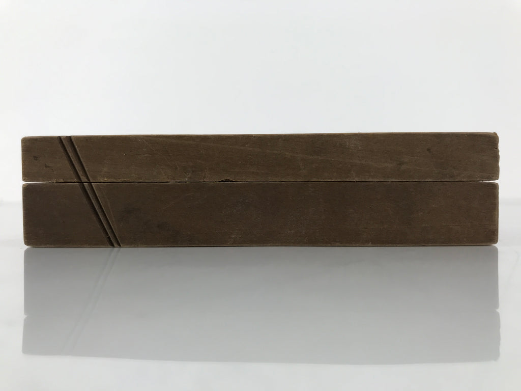 Japanese Wooden Kashigata Cake Mold Vtg Sweet Wagashi Lotus Flower Hasu Kg789