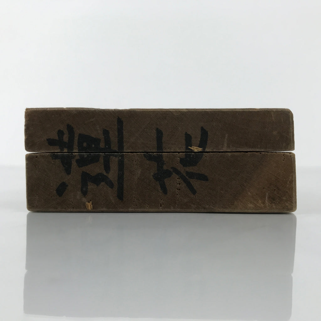 Japanese Wooden Kashigata Cake Mold Vtg Sweet Wagashi Lotus Flower Hasu Kg789