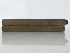 Japanese Wooden Kashigata Cake Mold Vtg Sweet Wagashi Lotus Flower Leaf Kg675