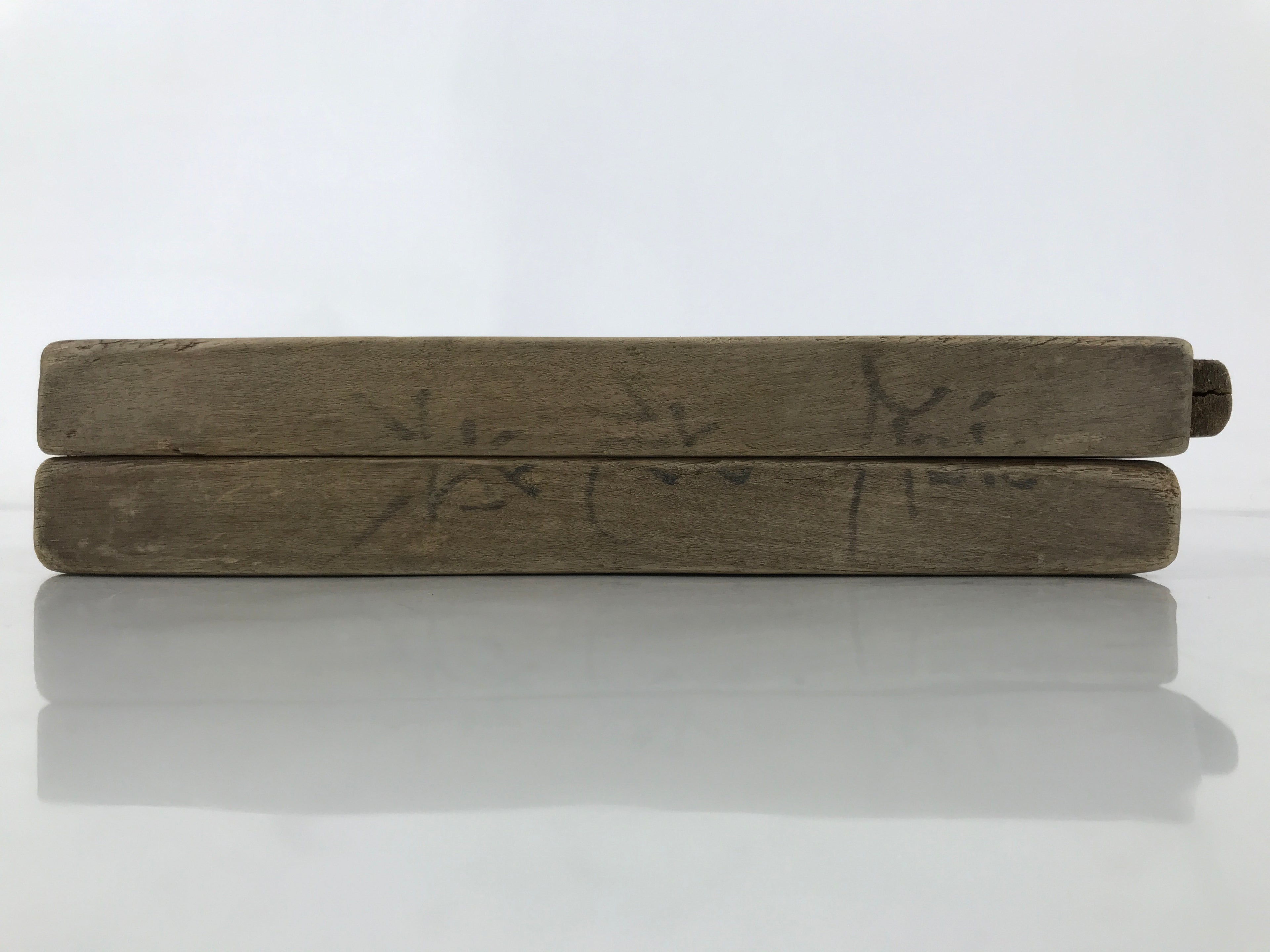 Japanese Wooden Kashigata Cake Mold Vtg Sweet Wagashi Lotus Flower Leaf Kg675