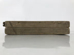 Japanese Wooden Kashigata Cake Mold Vtg Sweet Wagashi Lotus Flower Leaf Kg675