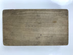 Japanese Wooden Kashigata Cake Mold Vtg Sweet Wagashi Lotus Flower Leaf Kg675