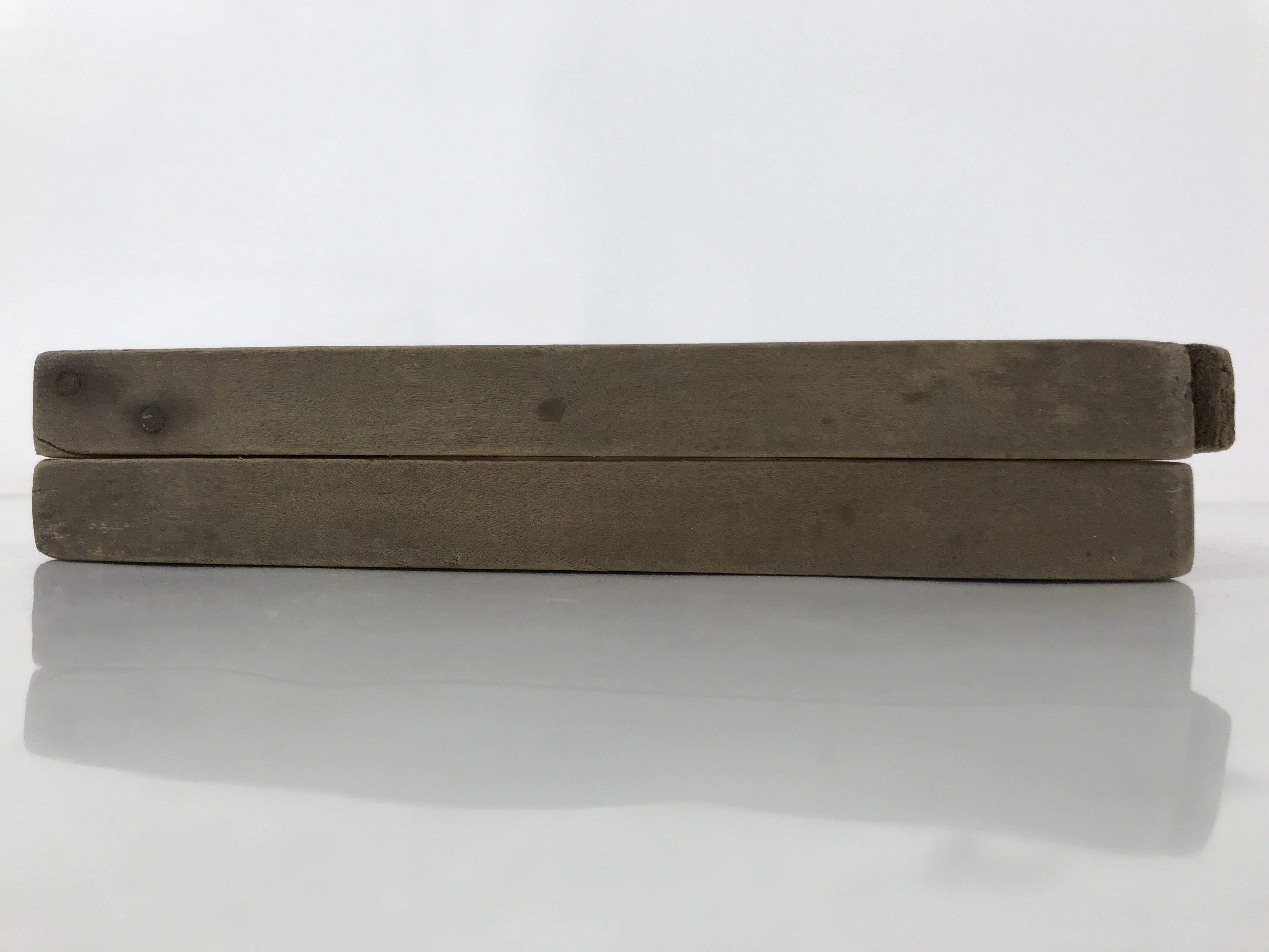Japanese Wooden Kashigata Cake Mold Vtg Sweet Wagashi Lotus Flower Leaf Kg679