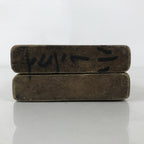 Japanese Wooden Kashigata Cake Mold Vtg Sweet Wagashi Lotus Root Renkon Kg636