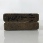 Japanese Wooden Kashigata Cake Mold Vtg Sweet Wagashi Lotus Root Renkon Kg636