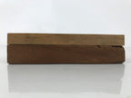 Japanese Wooden Kashigata Cake Mold Vtg Sweet Wagashi Lotus Root Renkon Kg655