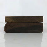 Japanese Wooden Kashigata Cake Mold Vtg Sweet Wagashi Lotus Root Renkon Kg655