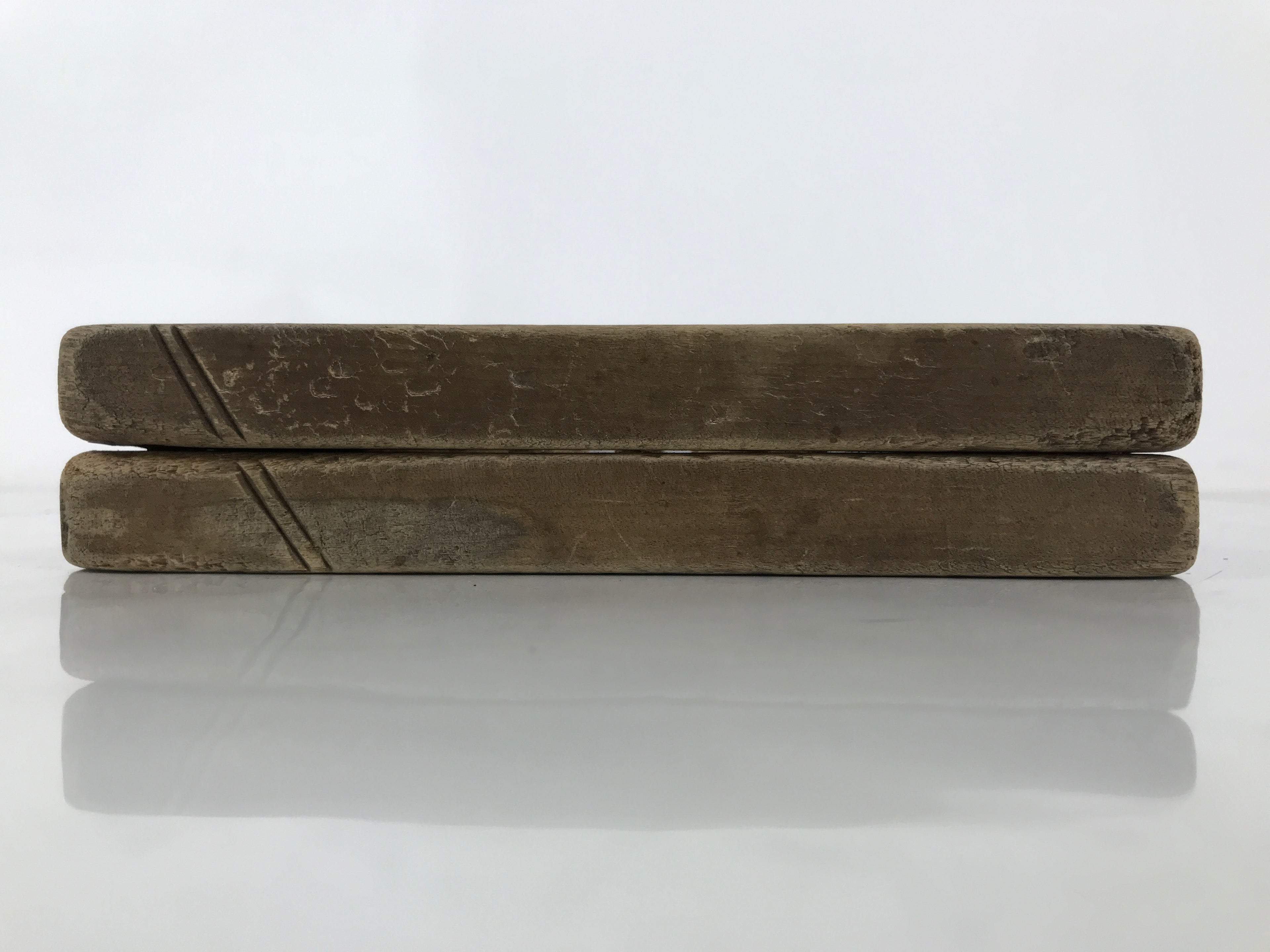 Japanese Wooden Kashigata Cake Mold Vtg Sweet Wagashi Lotus Root Renkon Kg665